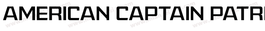 American Captain Patrius字体转换